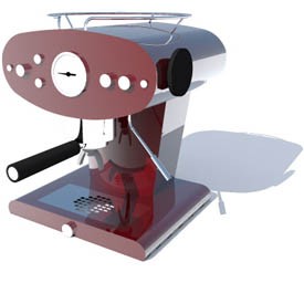Espresso machine 3D Object | FREE Artlantis Objects Download
